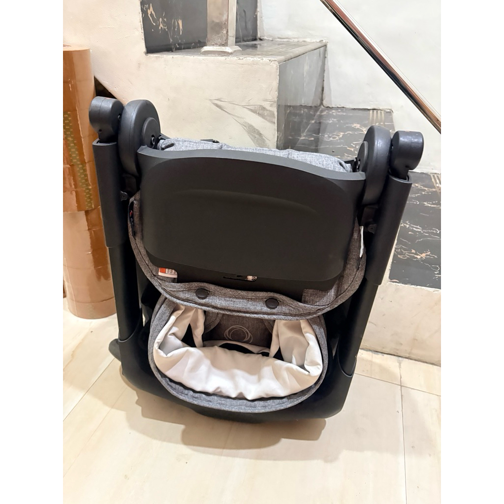 preloved bugaboo ant grey frame hitam murah stroller kereta bugaboo ant