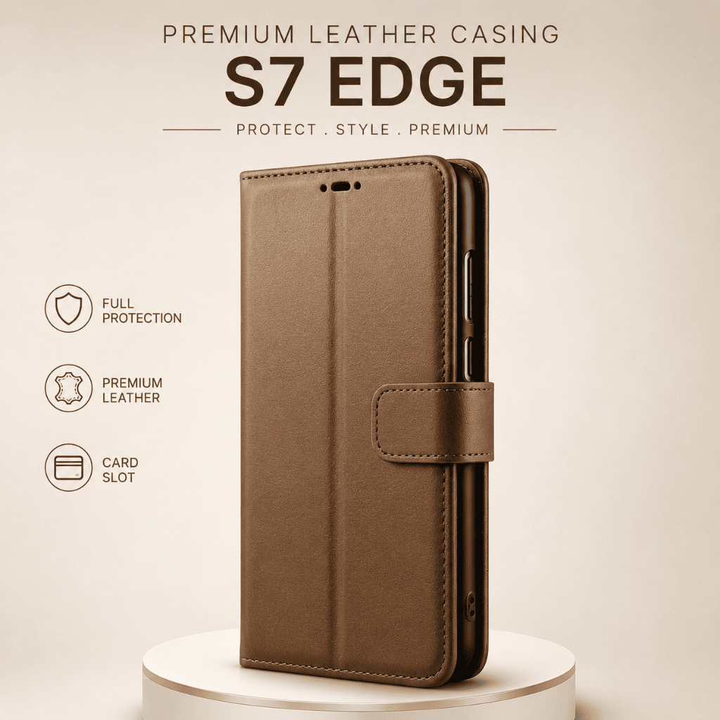 premium leather casing S7 edge