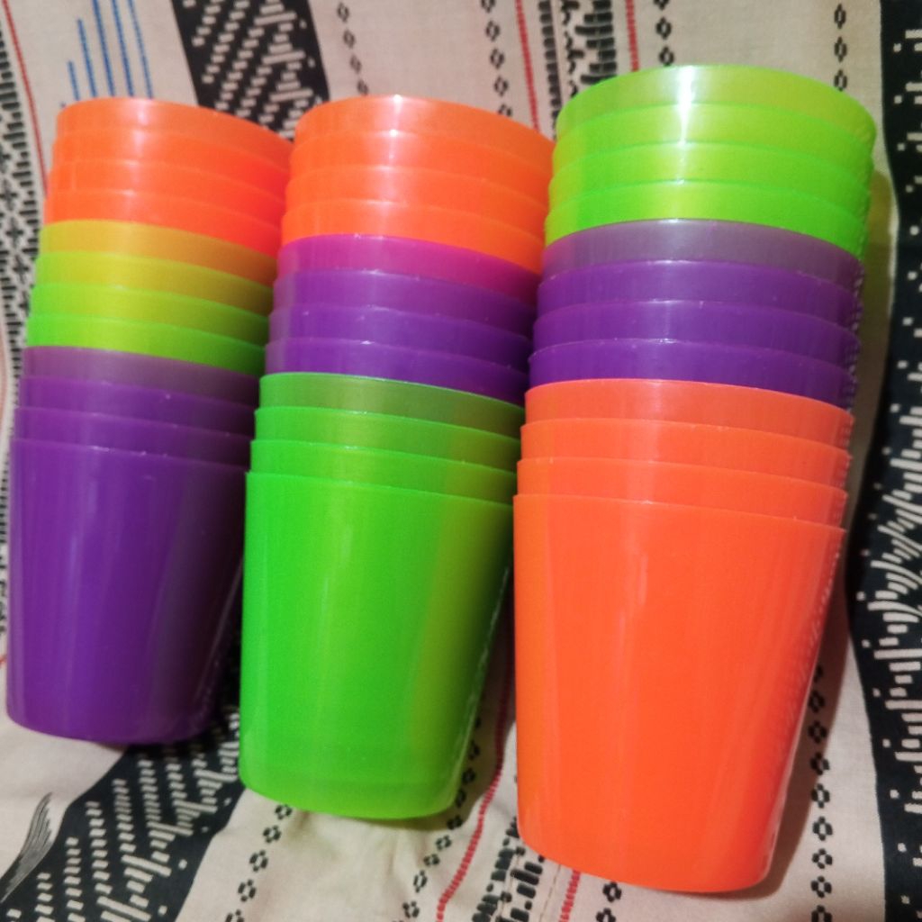Miraee_26 1 Lusin / 2 Lusin Gelas Jamu Gelas Kopi Gelas Plastik Tradisional