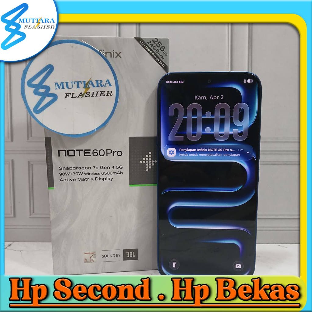 Infinix Note 60 Pro Ram 12 Rom 256GB Second Original
