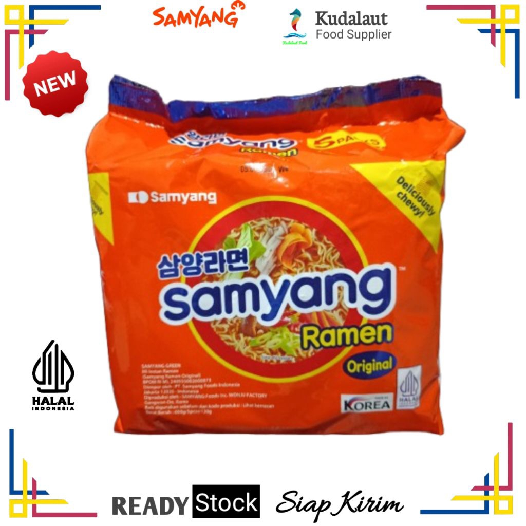 [BELI 2 atau 4 Lebih Murah] Mie Samyang Ramen Original , Big pack isi 5 @120g