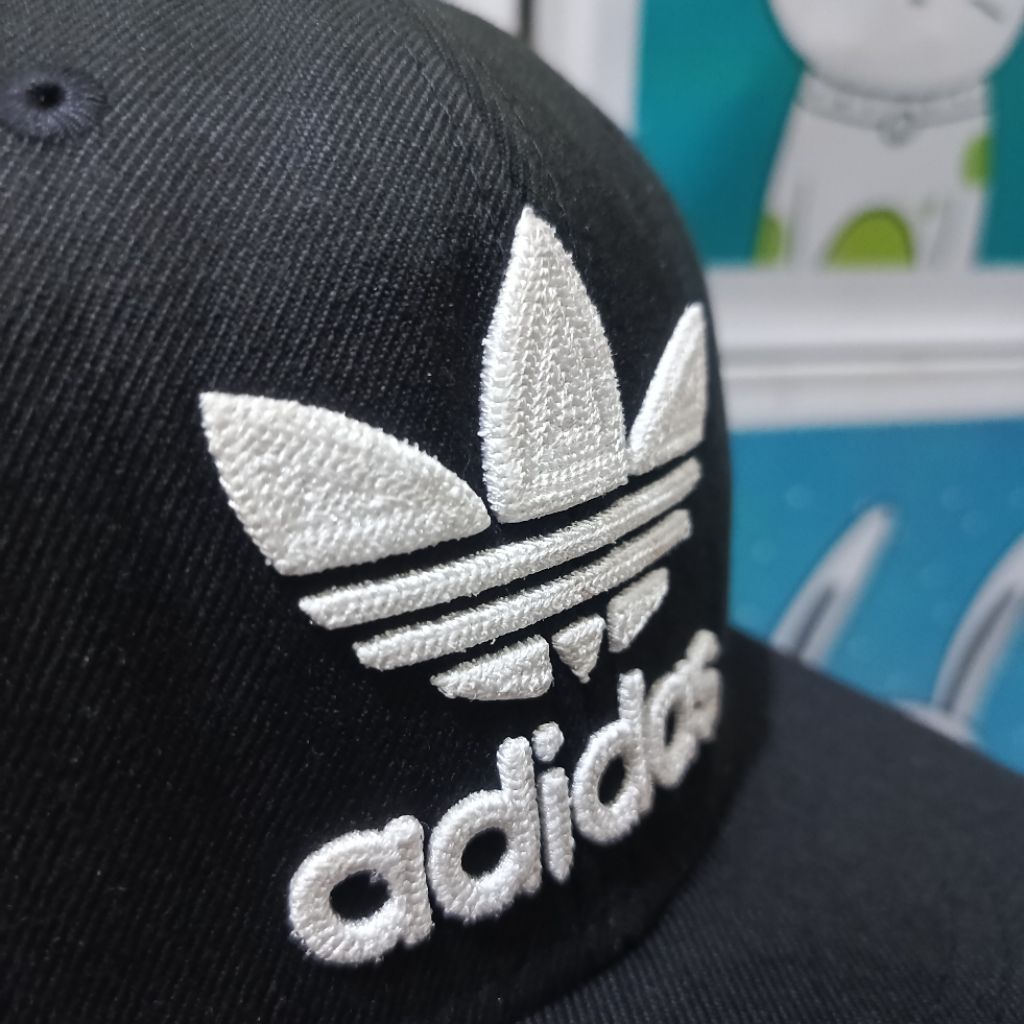 AllSize | Topi Snapback Adidas Bunga Trefoil Chain