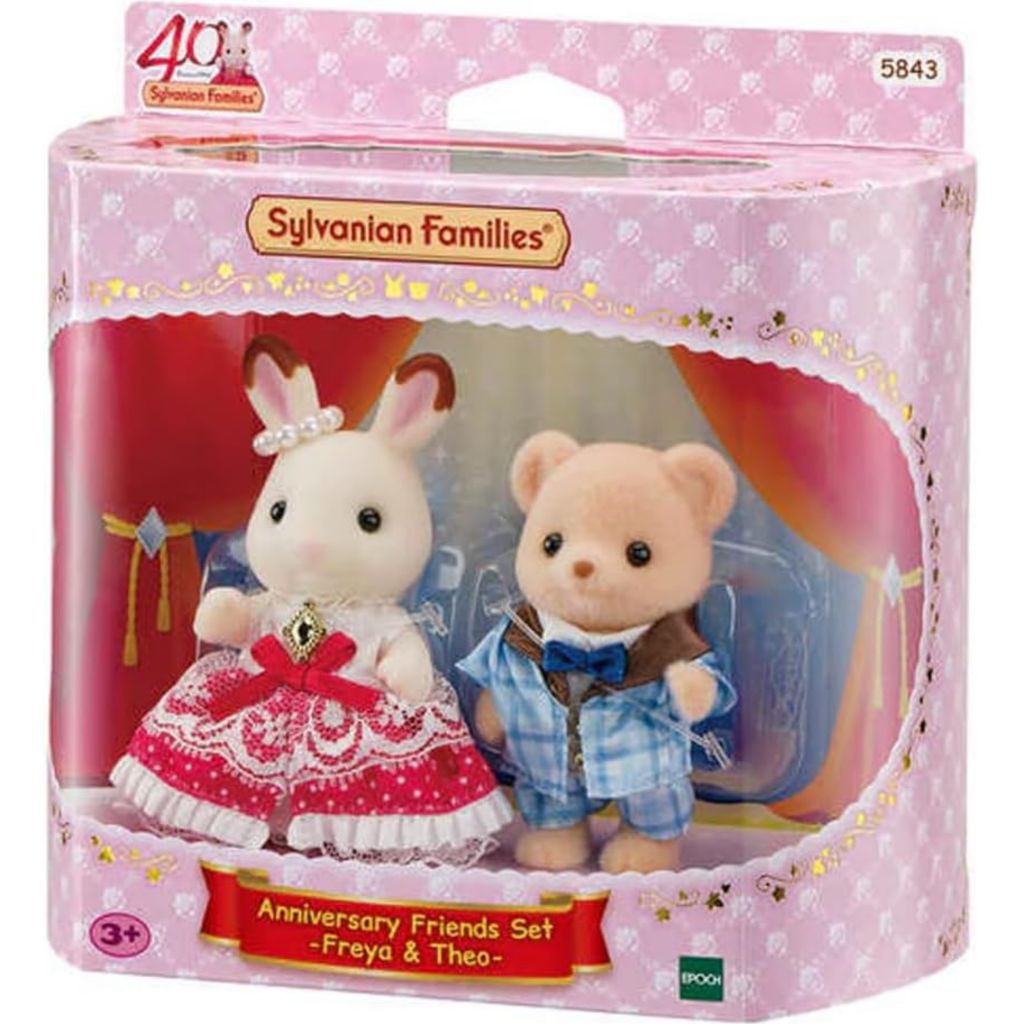Sylvanian families anniversary friends set Freya and theo figure original