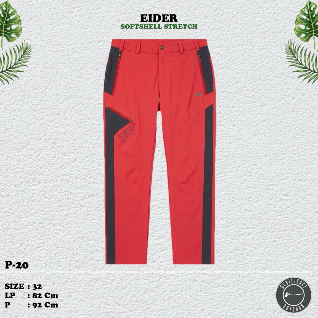 P20 CELANA GUNUNG QUICKDRY STRETCH OUTDOOR HIKING TACTICAL PRIA WANITA EIDER MOTIF PREMIUM SIZE 32