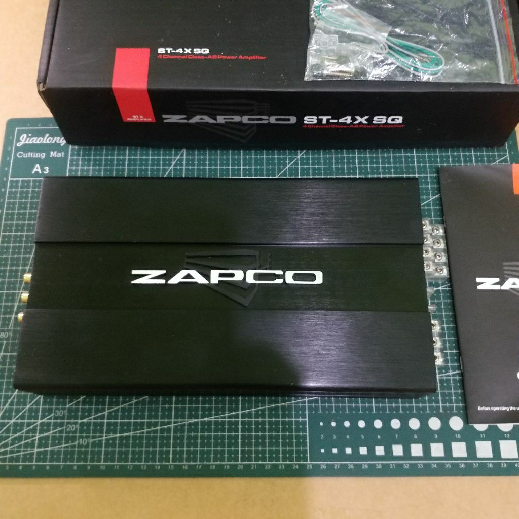 Audio Power Amplifier Zapco ST-4X SQ (Power 4 Channel) original nd bagus