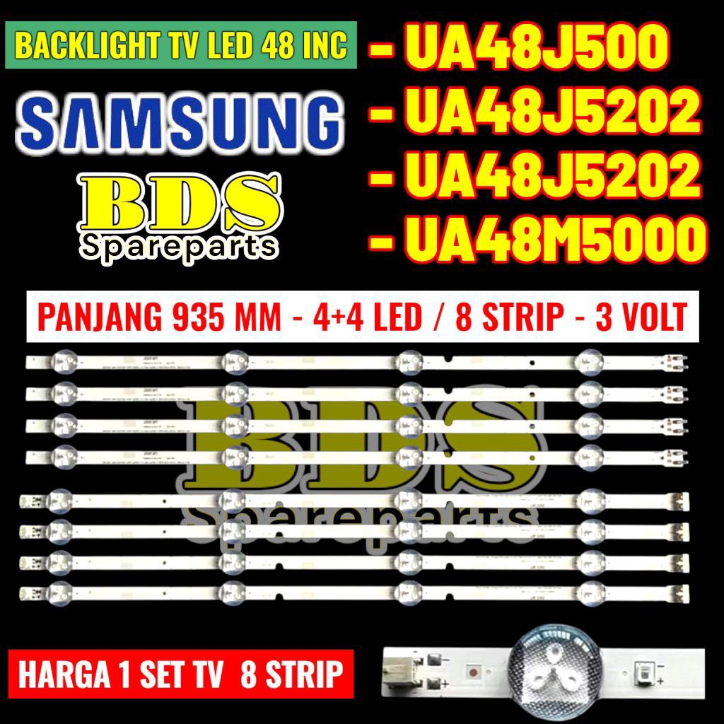 Backlight Tv led Samsung 48 inch UA 48j5000 48j5202 48m5000