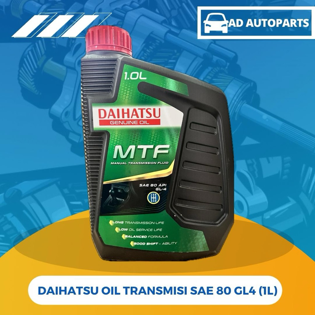 Oli Transmisi Manual Daihatsu GL 4 SAE 80W API GL4 ORIGINAL