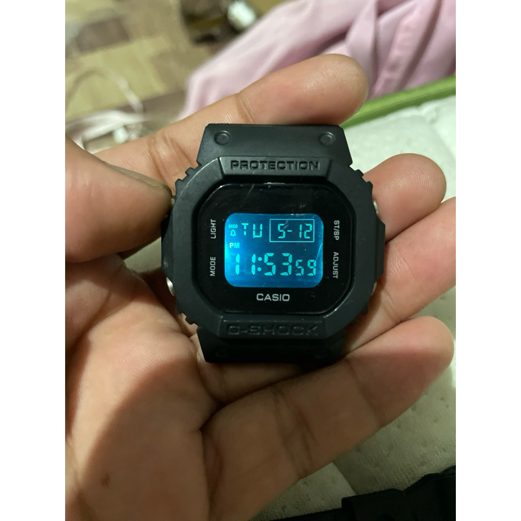 Jam tangan bekas/second/vintage/sport cas.io DW-5600SLV