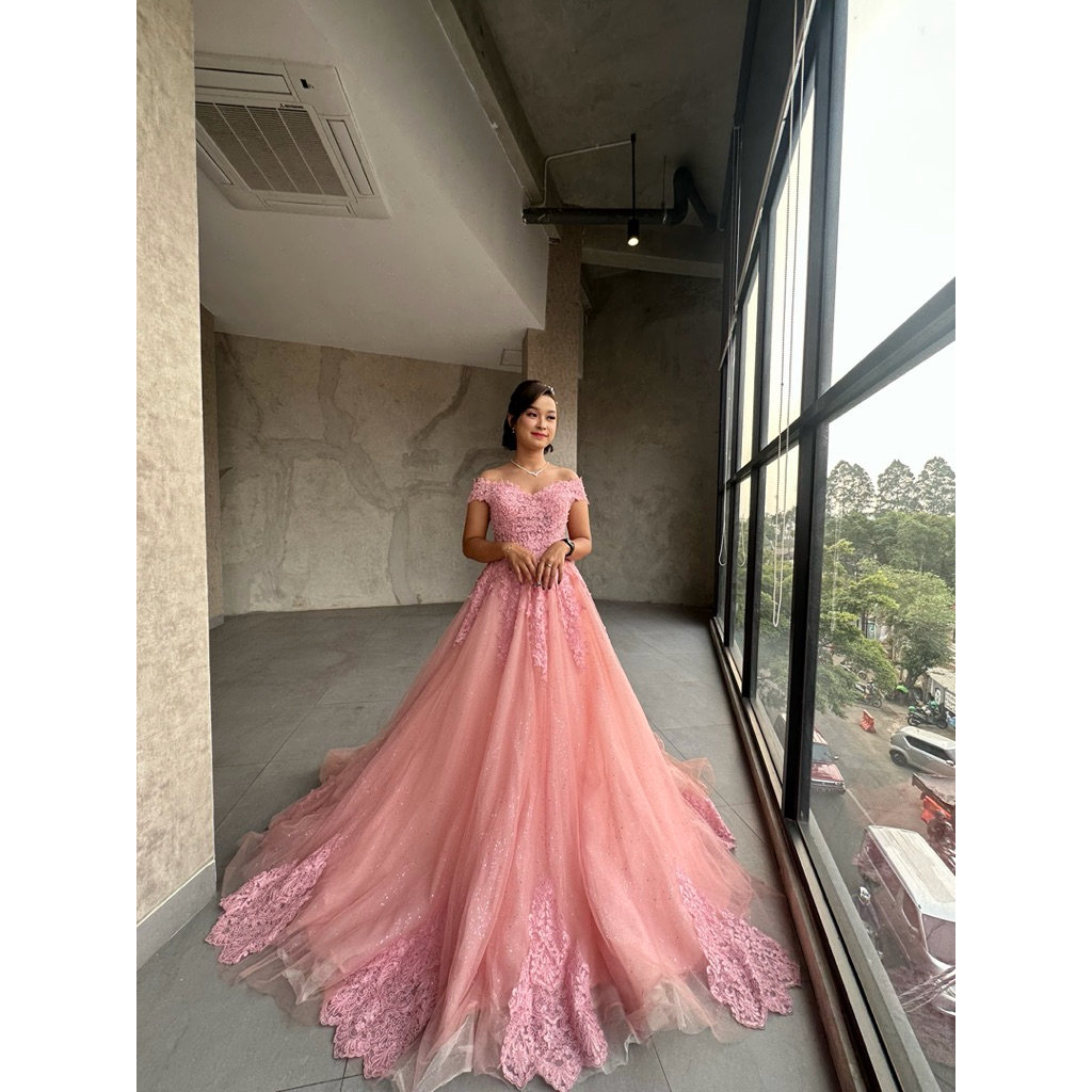 GOWN PINK Party MODEL SABRINA/ gown sweet seventeen /prewedding/ wedding