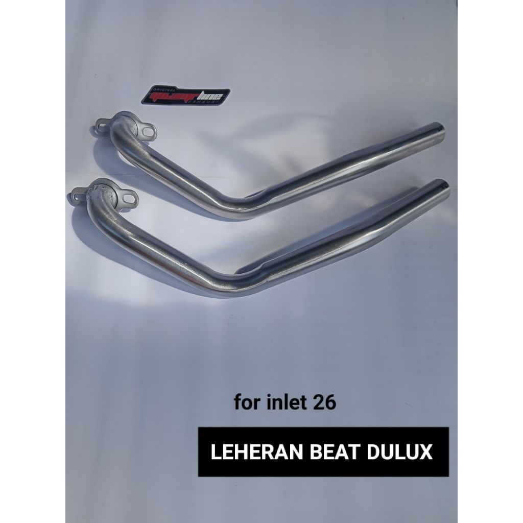 Leheran Knalpot Standar Racing Inlet 26 untuk Beat Fi, Esp, Karbu, Beat Dulux
