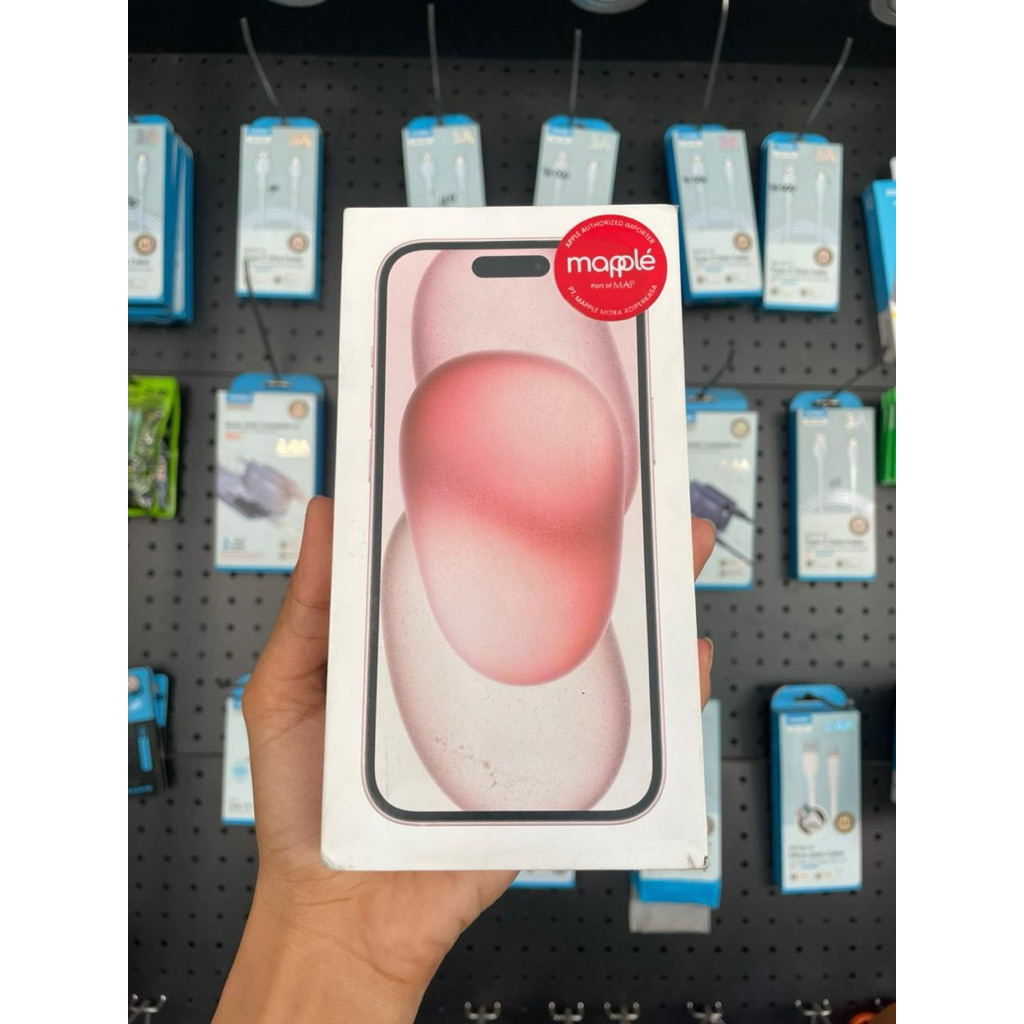 New Iphone 15 128 baru segel greenpeel