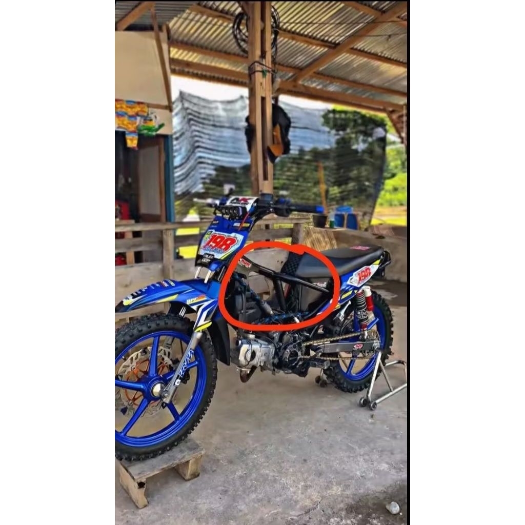 PEMANIS RANGKA RBT SEMUA JENIS MOTOR-TAMBAHAN RANGKA RBT-MOTOR GTX TRAIL