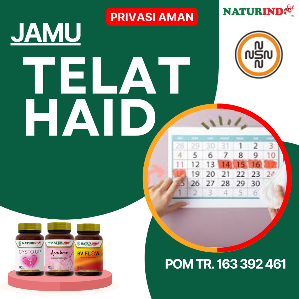 Obat Telat Dateng Bulan Pelancar Telat Haid 1 2 3 4 Bulan Paling Ampuh Original BPOM