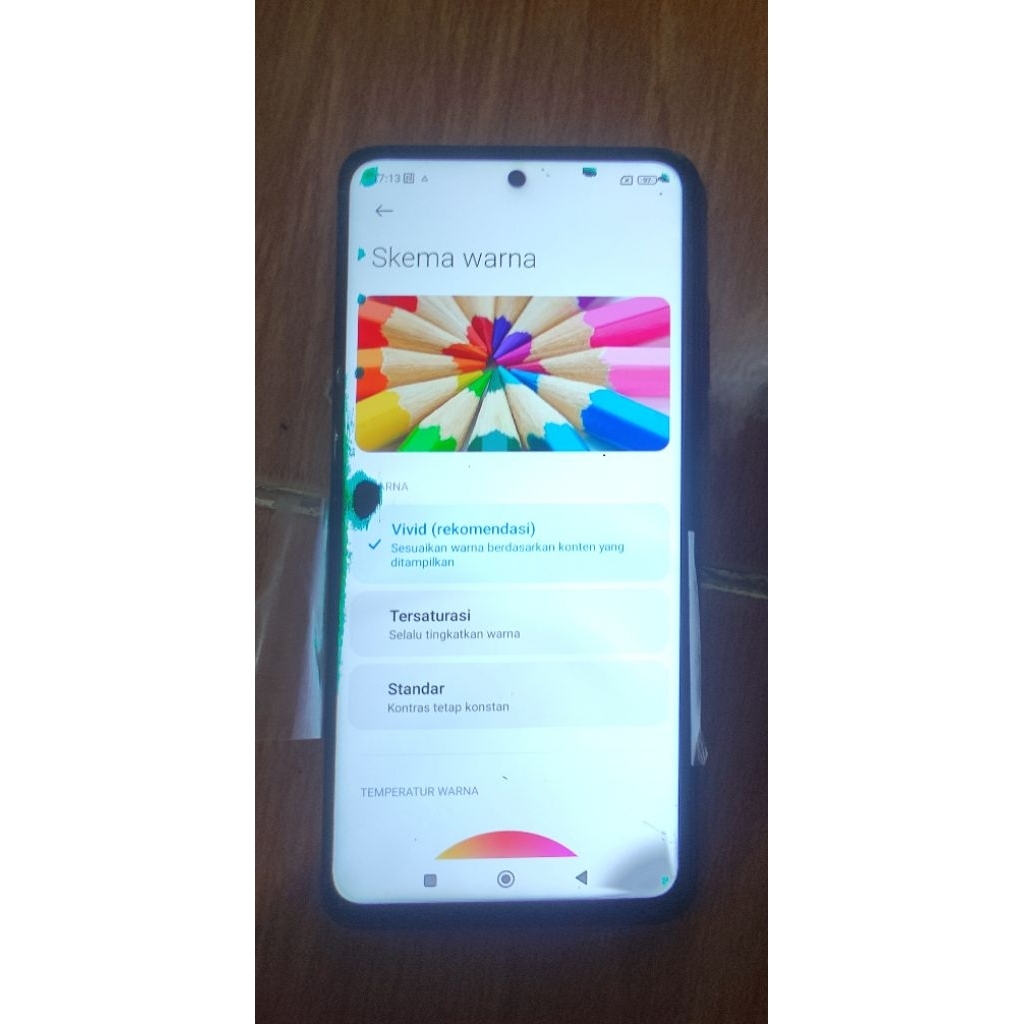 LCD Original + frame X3 Pro Minus korosi setitik garis