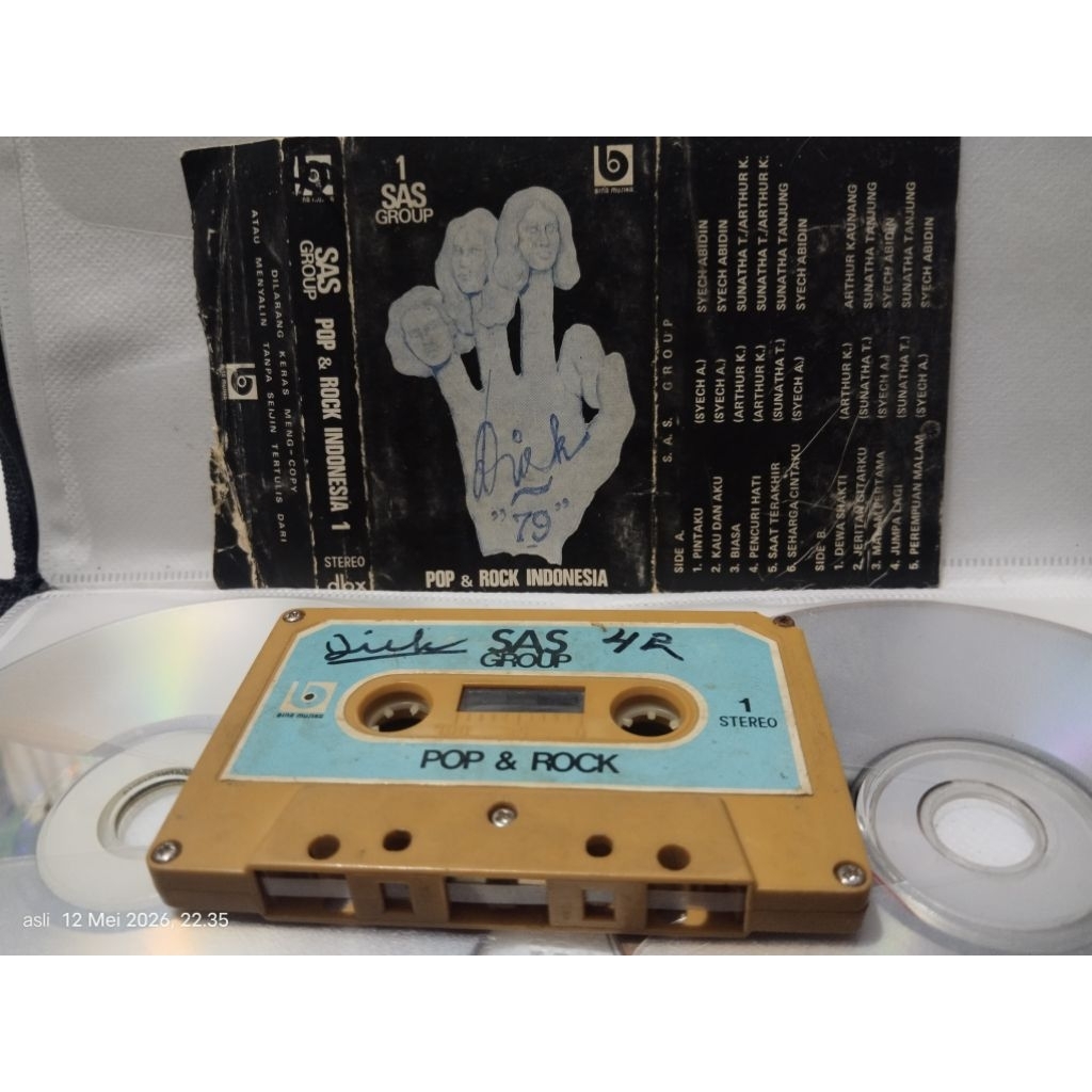 kaset pita SAS group Pop & Rock indonesia 1