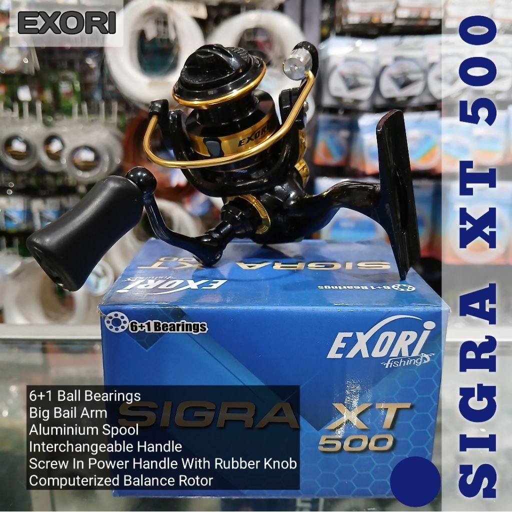 Reel Pancing Mini Spinning SIGRA XT 500 Exori