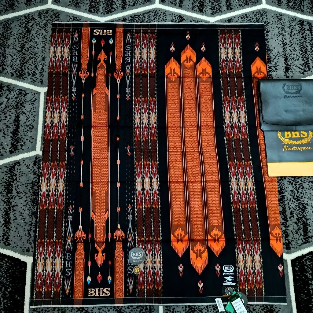 Sarung BHS Masterpiece SIK SIA Gold M-82 Premium Mercerized Full Songket Timbul ATBM (COD)
