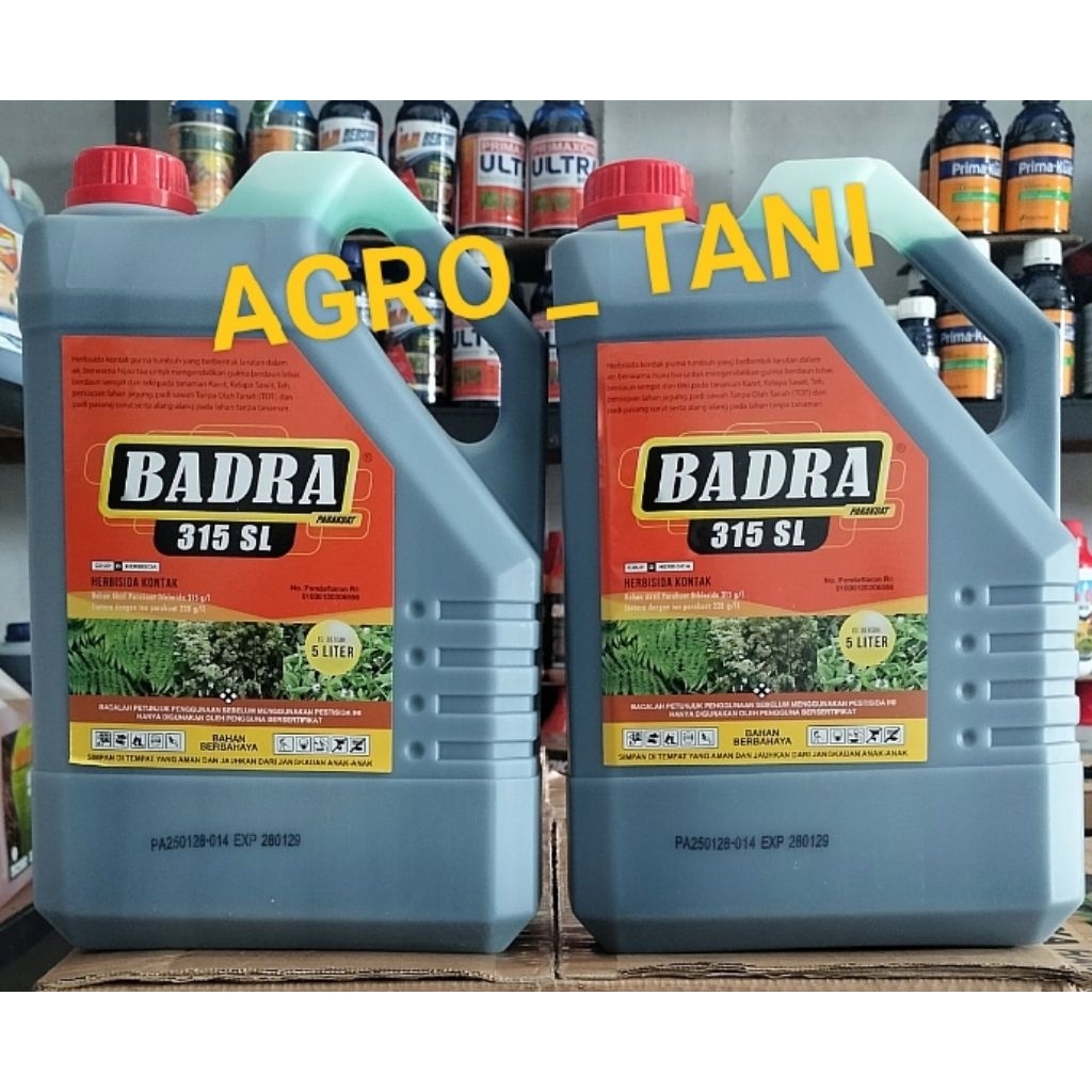 Herbisida Paraquat BADRA 315 SL Uk. 5 Ltr
