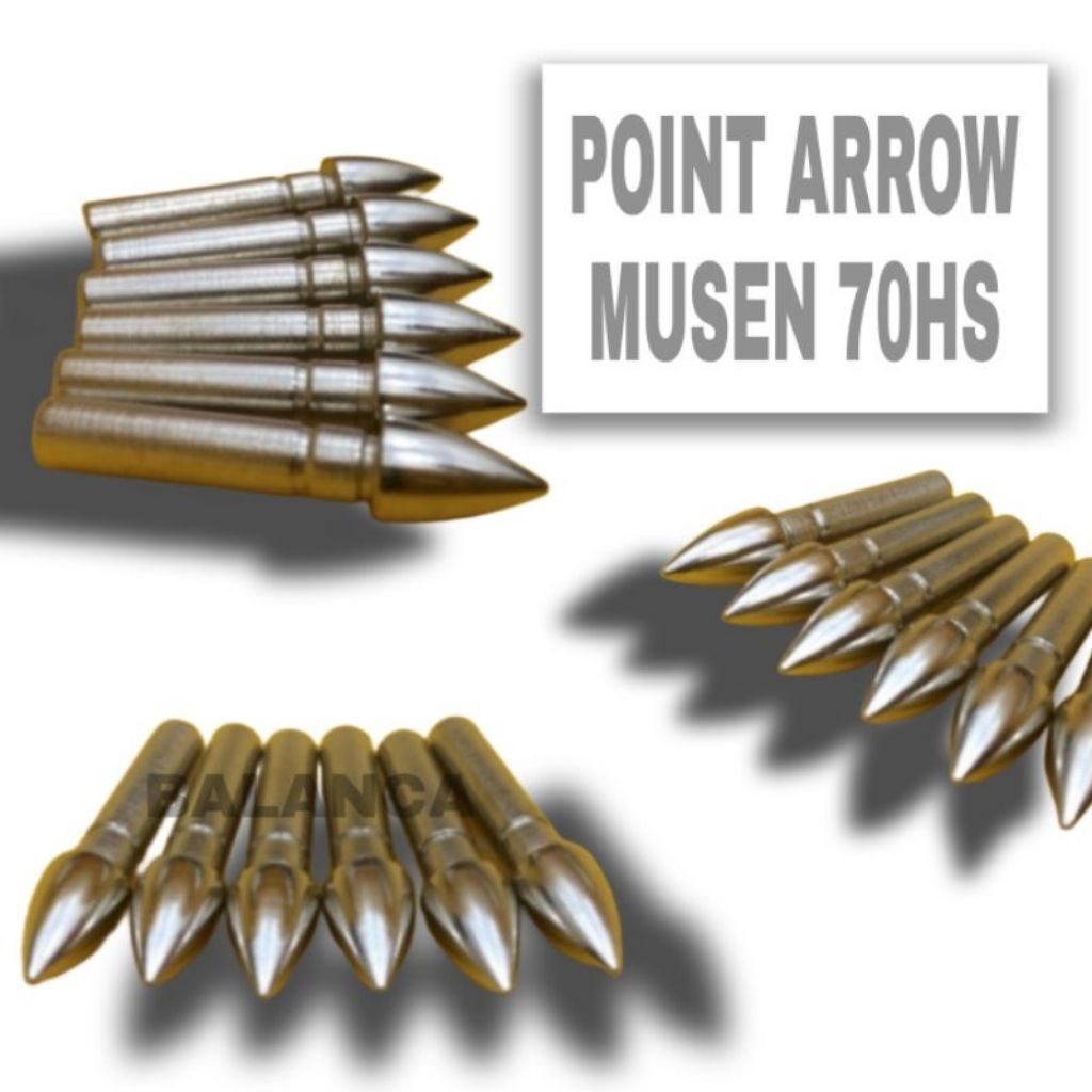 Point for Arrow MUSEN 70HS - Tip untuk Arroe Mix Carbon OD7mm - Olahraga Panahan