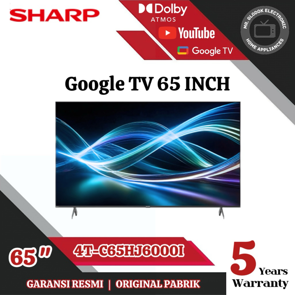 TV SHARP 65 Inch LED 65HJ6000I (4K UHD – Google TV)