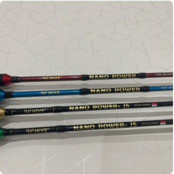 Terbaik Joran Hive Nano Power Fuji Ring / Carbon Solid / Kolam Lure Terimakasih - Full Eva Merah, 40