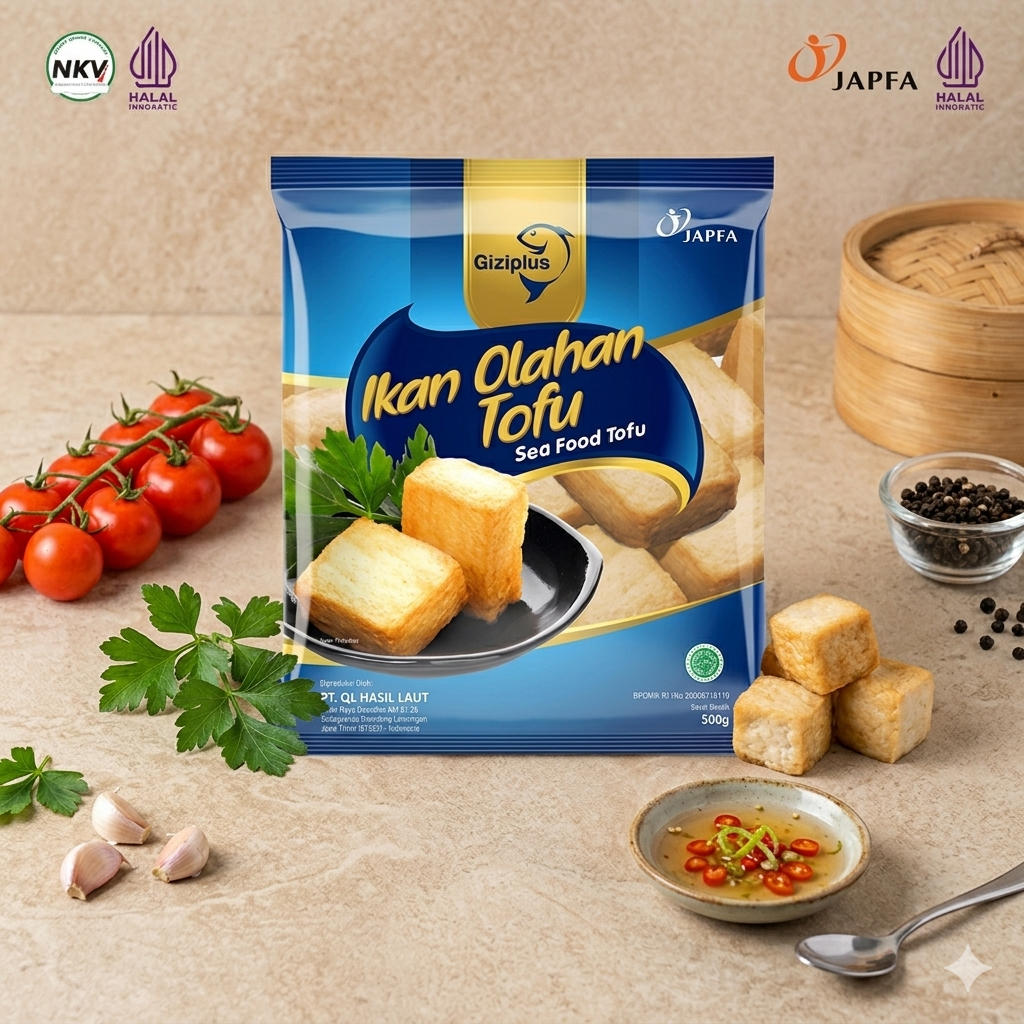 Giziplus Seafood Tofu 500g - Tofu
