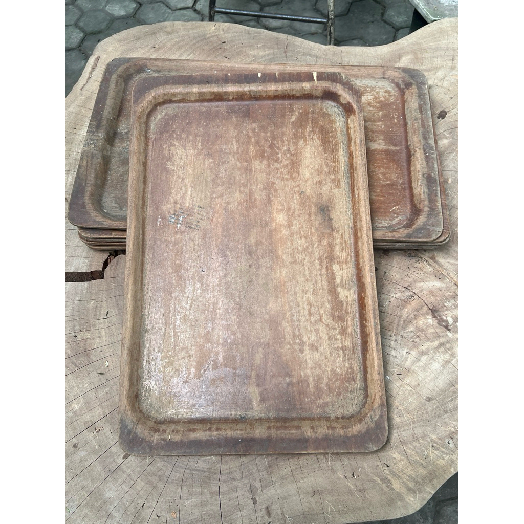 Baki / Nampan / Lengser / Talam / Tray Bahan Kayu Lapis Ukuran Besar