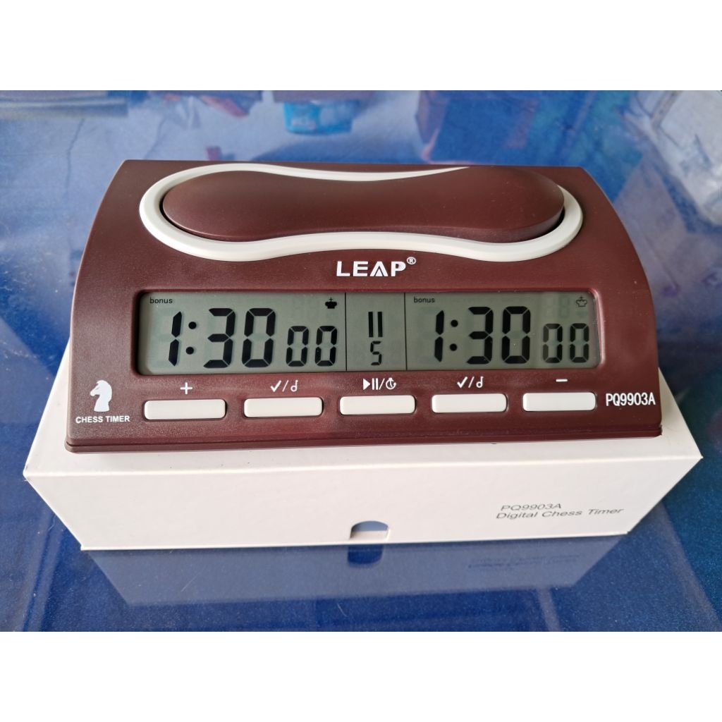 Jam catur Leap PQ9903A,Std Turnamen,Dgn Increment.