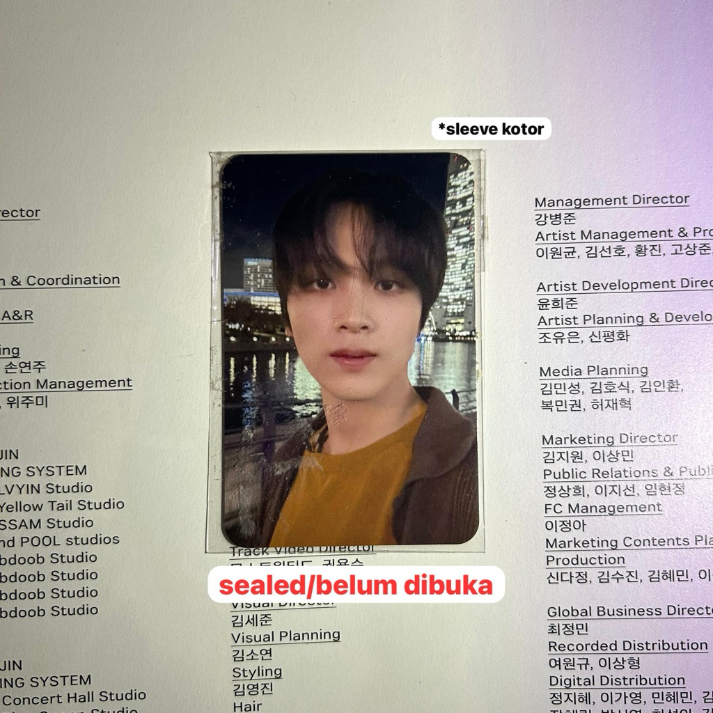 PC PHOTOCARD OFFICIAL NCT DREAM HAECHAN SEALED BEST FRIEND EVER BFE MUMO SHOP JAPAN BENEFIT POB