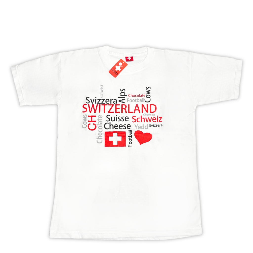 Souvenir / oleh oleh kaos / kaus dari negara Swiss Switzerland