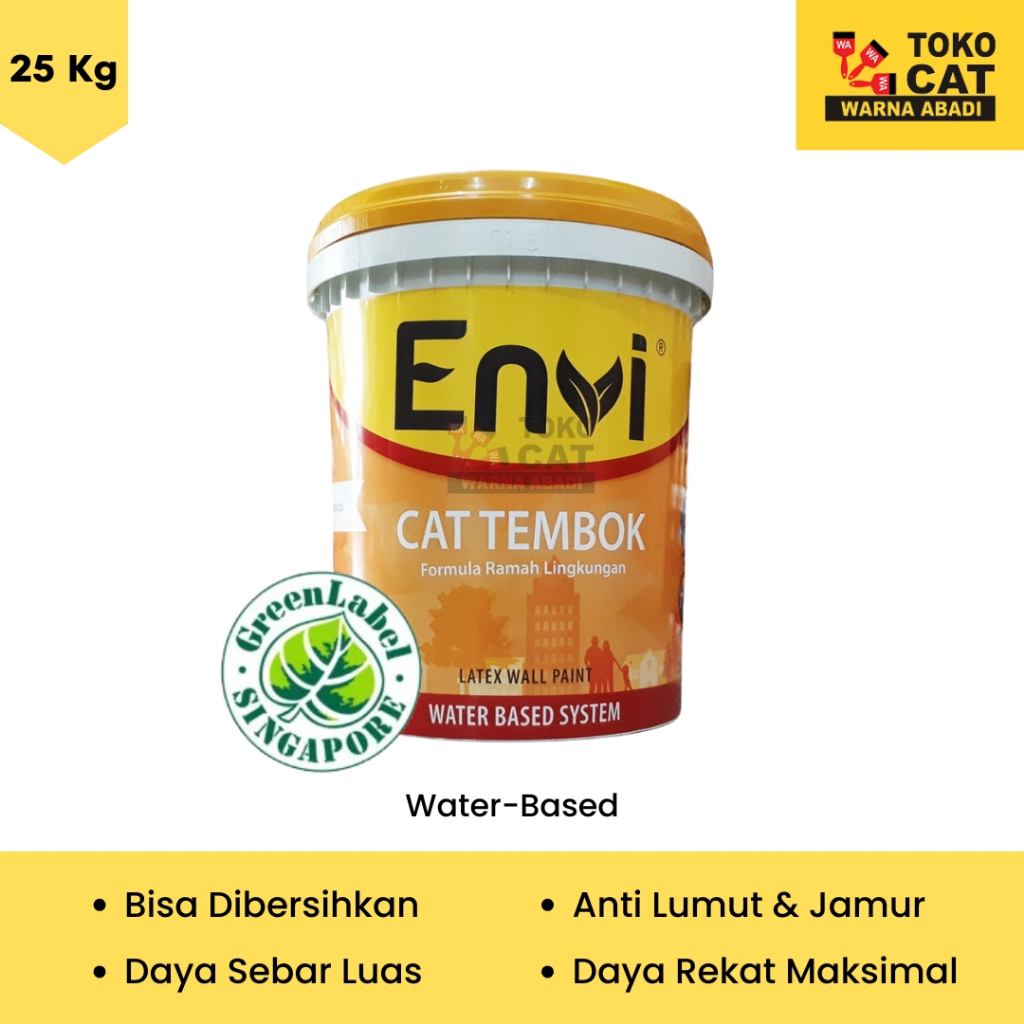 ORDERAN KHUSUS CAT TEMBOK ENVI 25 KG MIXING - 80981B(RAVIN SHADOW)
