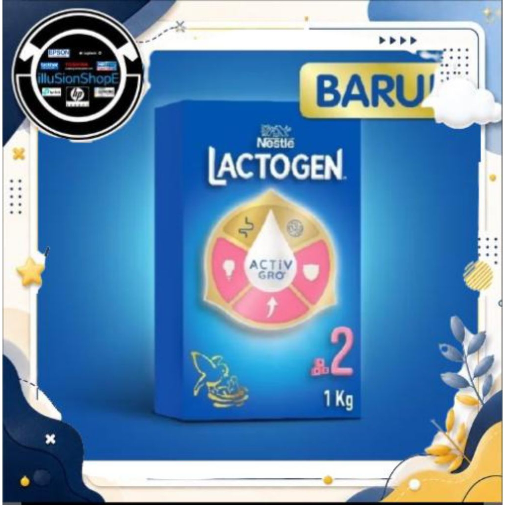 Nestl* LACTOGEN 2 [ 6-12 bulan ] ACTIVGRO 1000g