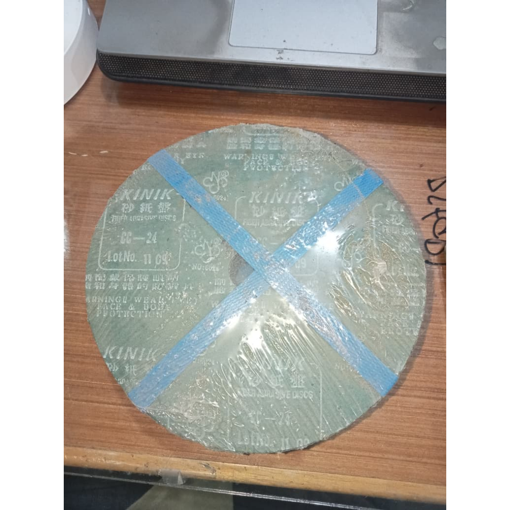 Amplas bulat abrasive fiber disc Kinik 7 inch / fibre abrasive disc 7 inci