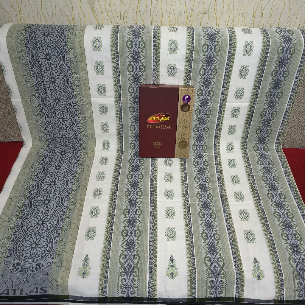 Sarung Atlas 790 gold jacquard full songket