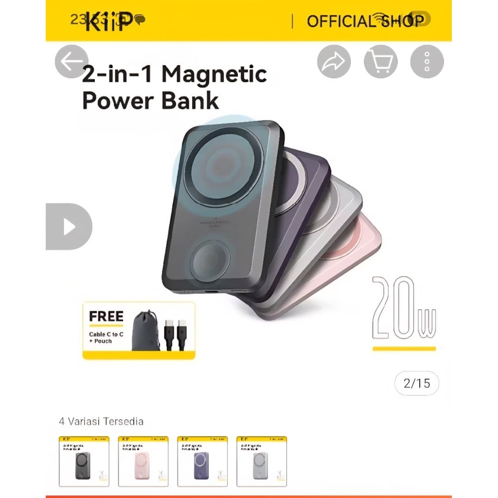 Kiip-Wireless-EW31-2in1-Powerbank-Wireless-Magnetic