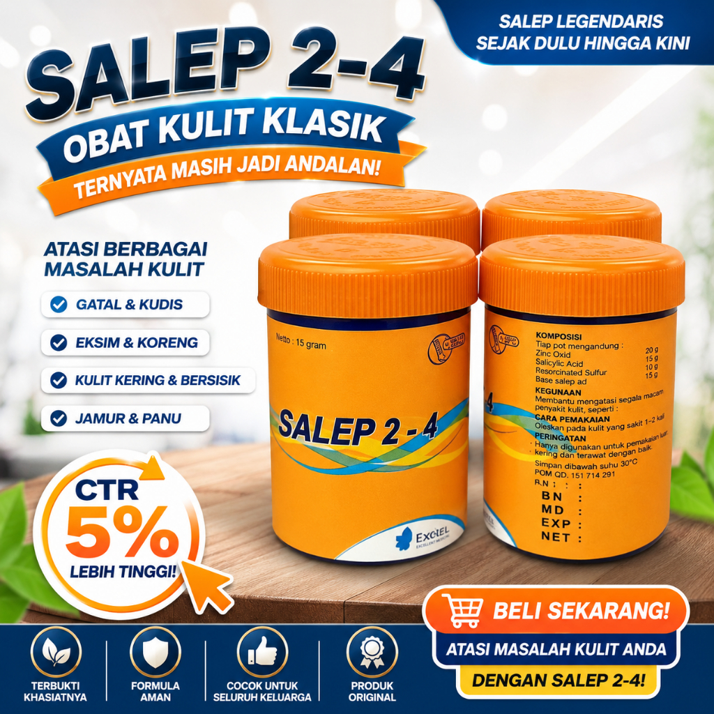 Salep Zwafel 24 Original Gatal Scabies - Salep Gatal 2-4 Nufarindo Asli Ampuh
