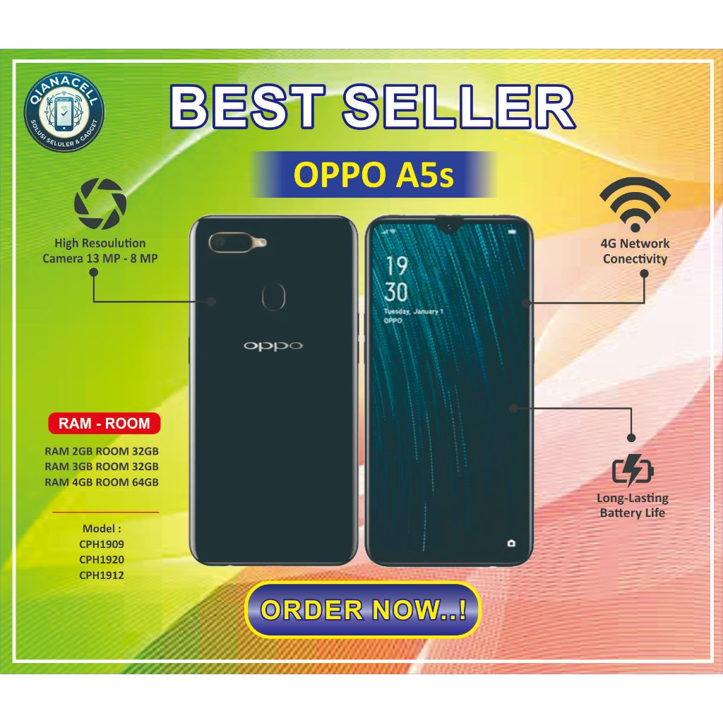 HP OPPO A5s Normal  Second Nopola  Siap pakai