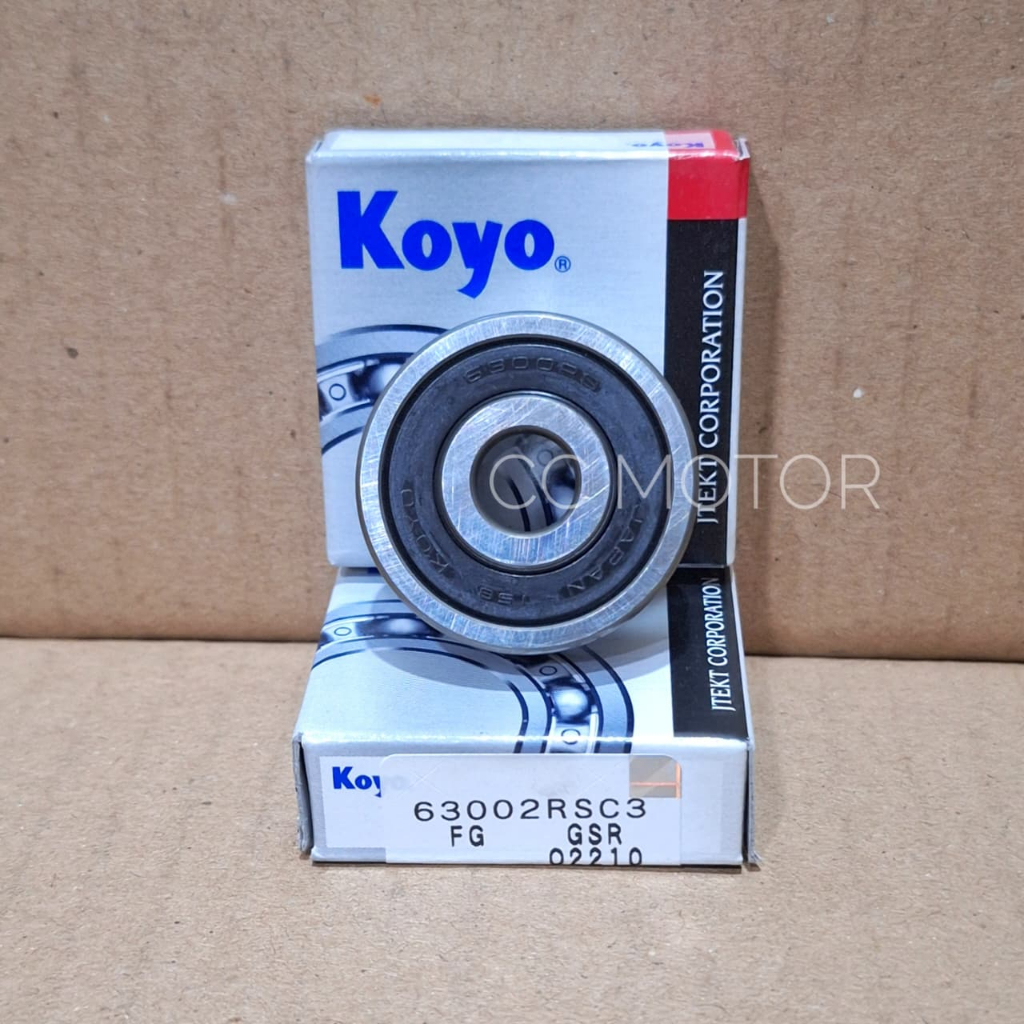 KOYO Bearing Laher 6300 2RS / Laher 63002RSC3 / Bearing Laher 6300 KOYO ORIGINAL / Bearing Laher Dep