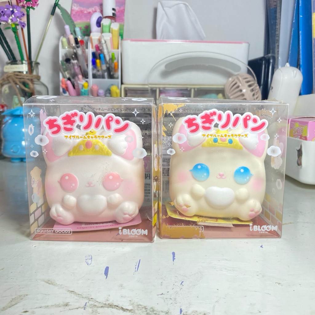 NEW SQUISHY IBLOOM CHIGIRI ANGEL CAT SAVON EPER SQUISHY LAISENS RARE