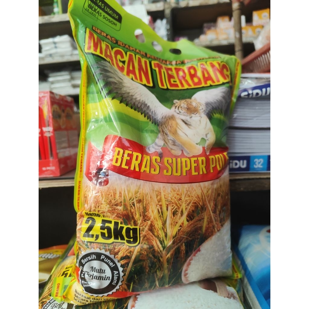 MACAN TERBANG BERAS SUPER POLES
