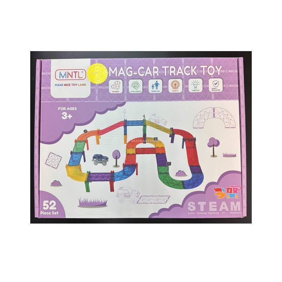 52PCs Magnetic Car Track Toy Set