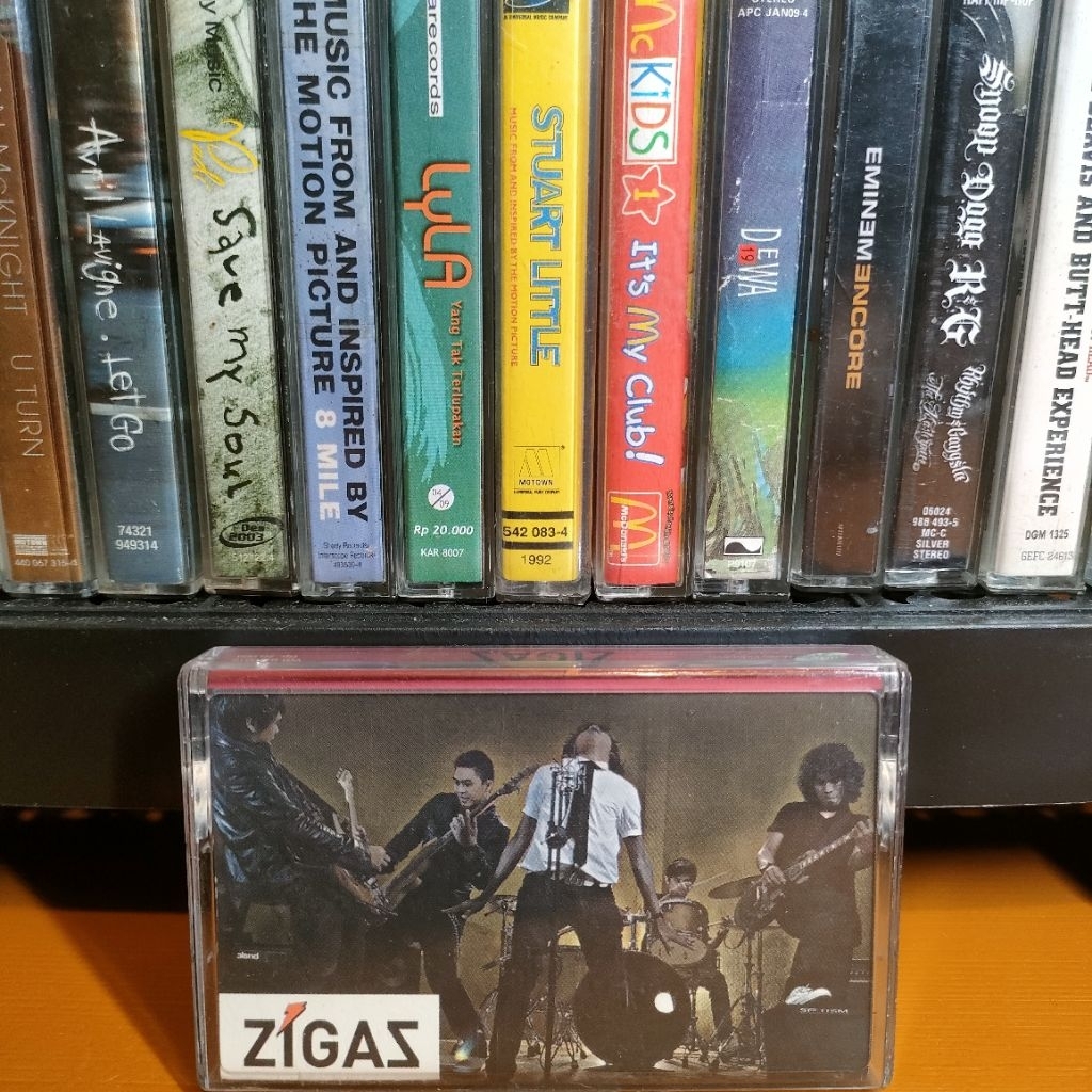 Kaset Pita Zigaz Sahabat Jadi Cinta Self Titled mulus kaku