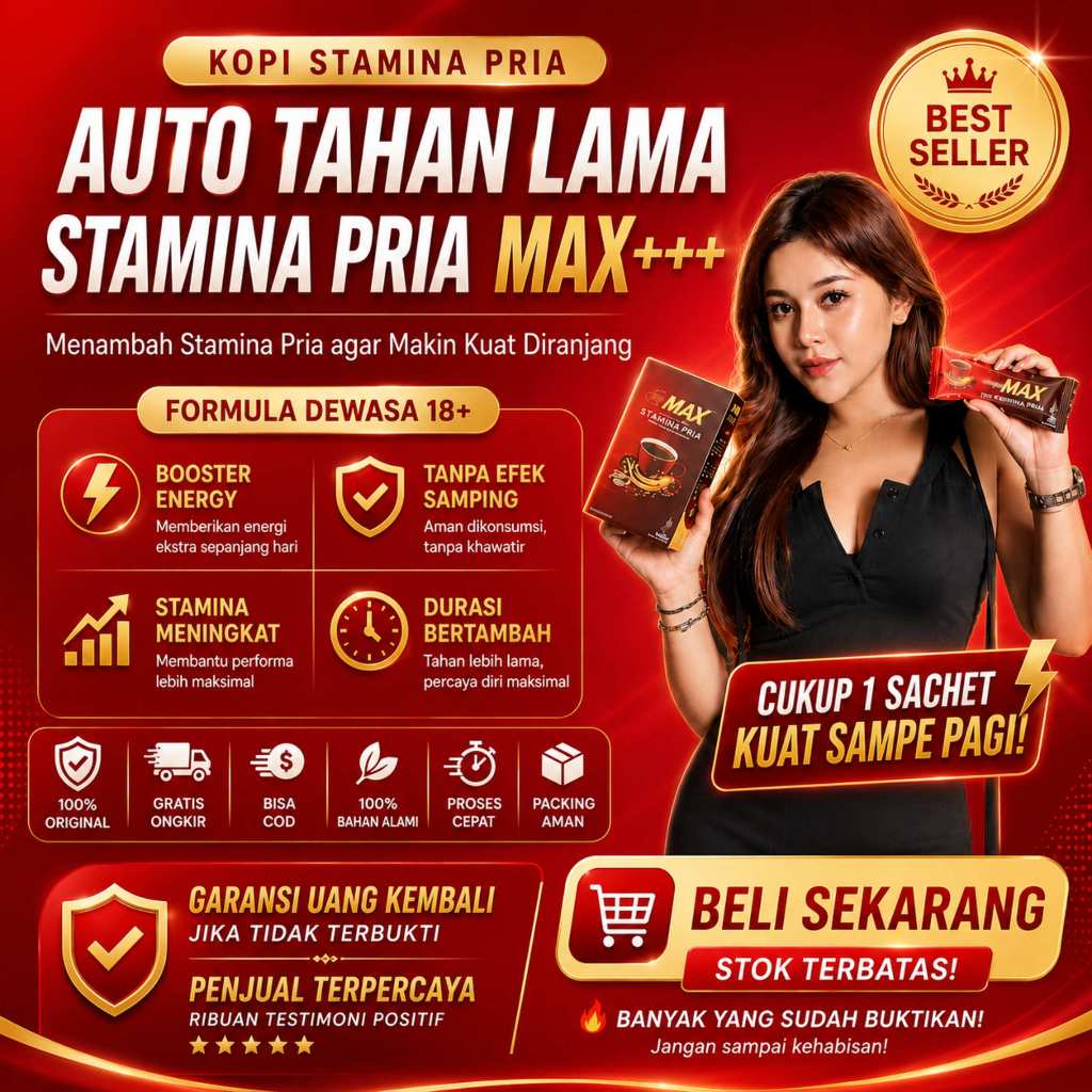 Gmax kopi kuat ginseng Stamina lama kuat tahan sangat lama Halal BPOM Ecer 3 Sachet