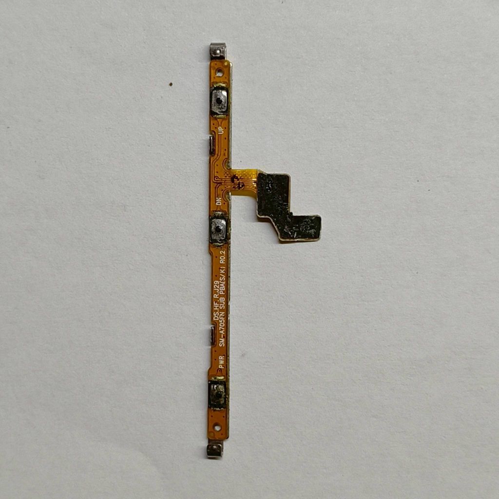 Flexible On Off Volume + Plat Samsung A70 / A705 Original Copotan Normal Tested