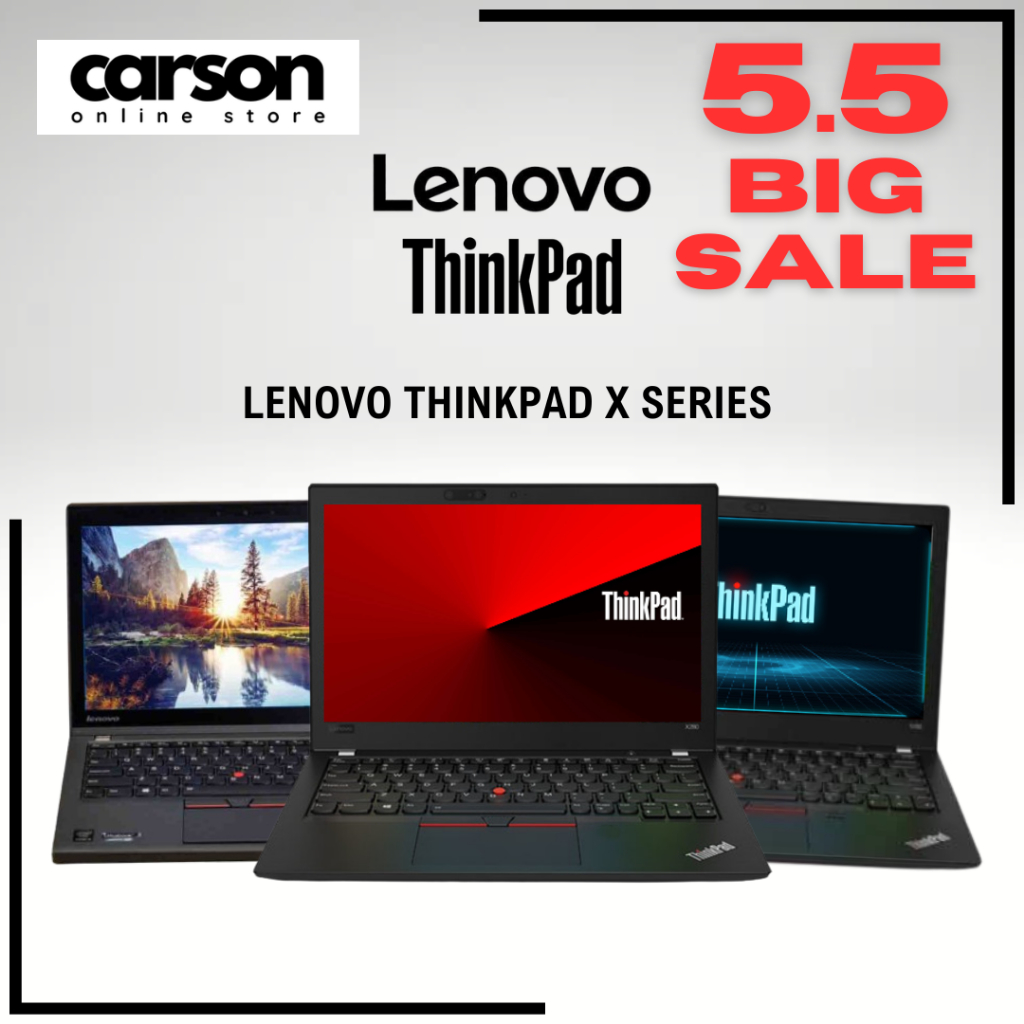 Laptop Lenovo Thinkpad X Series X240 X250 X260 X270 X280 Core i3 / i5 / i7 Original Murah Bergaransi