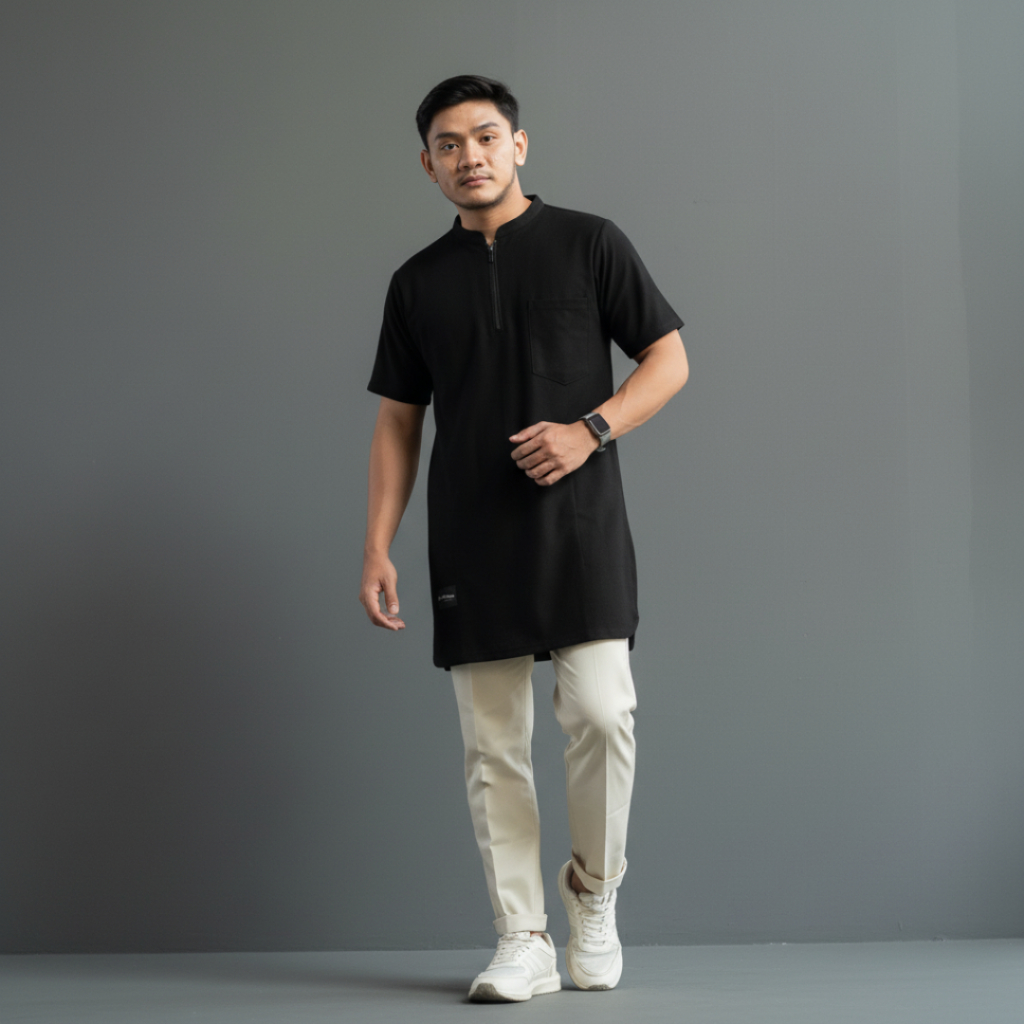 [ NEW ARRIVAL ] Kurta Polo Zipper | Kaos Polo Tebal & Adem