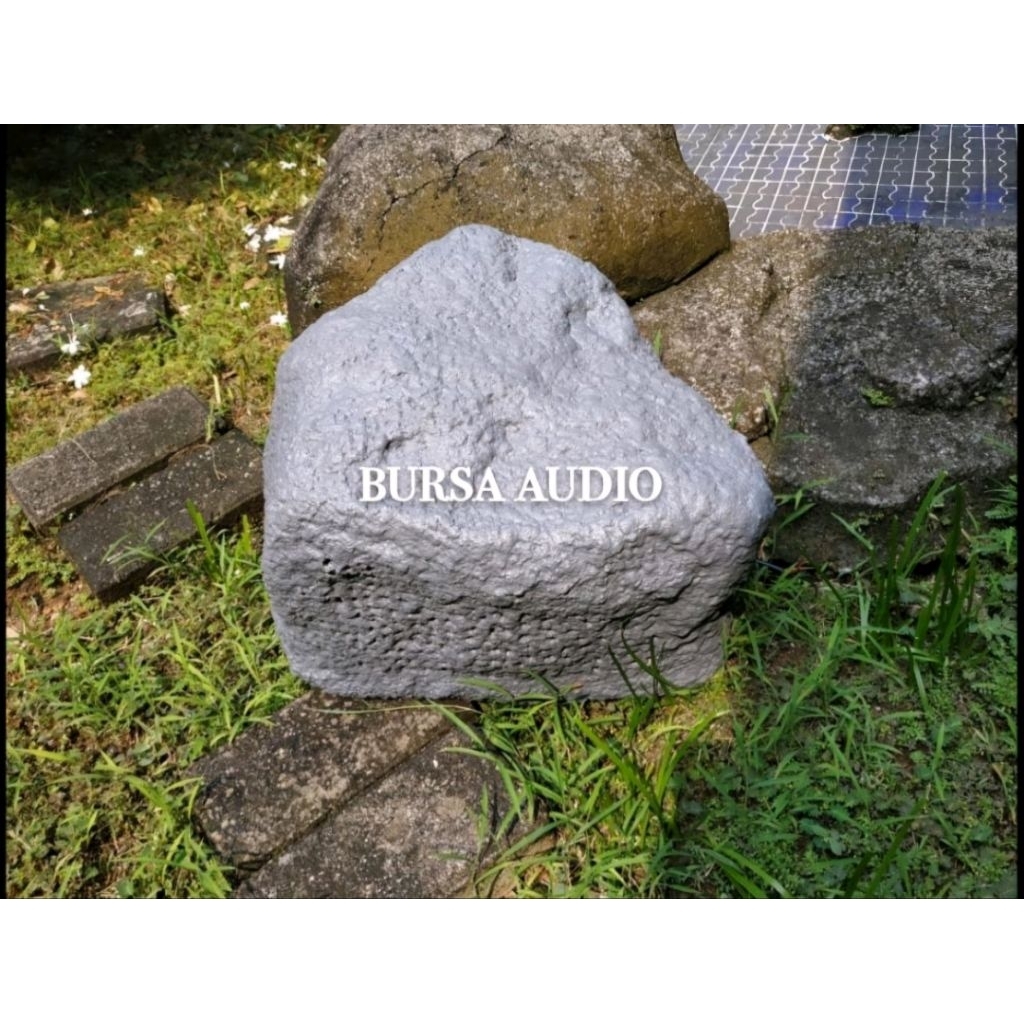 Speaker Taman Outdoor Model Batu 8 Inch Woofer 2 Way Waterproof