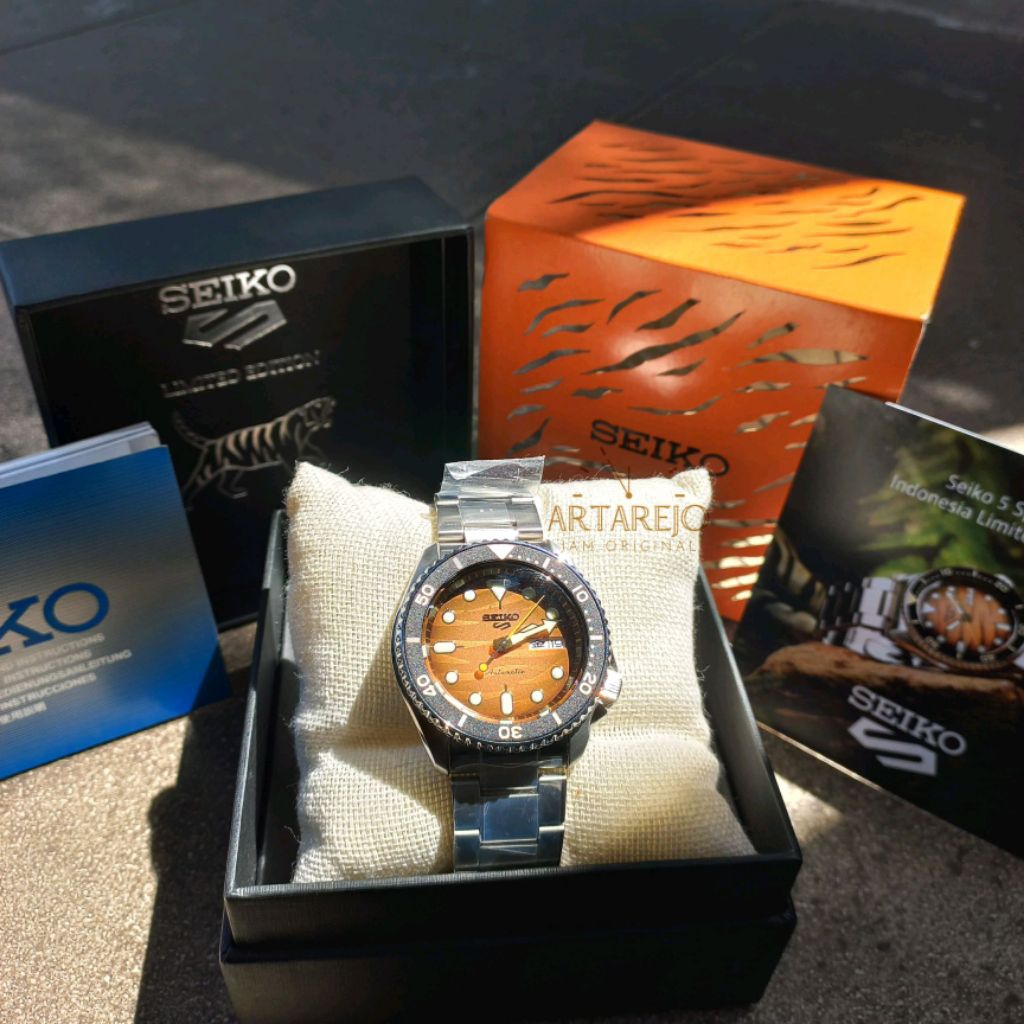 SEIKO 5 SPORTS SRPL45K1 INDONESIA LIMITED EDITION OF 1000 PCS SRPL45 JAM TANGAN PRIA