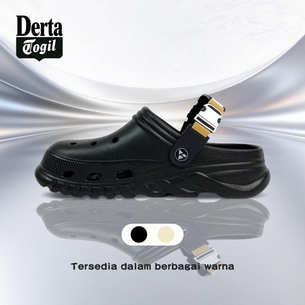 DertA Sandal Kodok Baim Pria Sendal Duet Max Clog EVA Ringan Breathable Waterproof Anti Slip Fashion