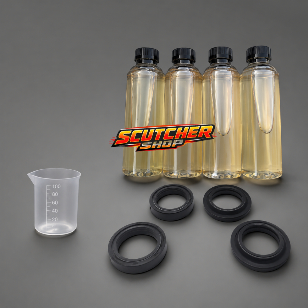 Paket Seal Shock Tutup Seal Shock Oli Shock Depan Set KLX 150 L BF D-TRACKER